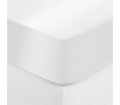 Atmosphera - sábana bajera isadora satén 140x190cm blanco