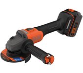 Desbarbadora 115mm sin escobillas bateria 18v bcg6l8f1s-qw black&decker