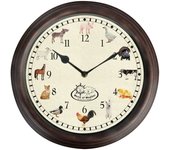Esschert design reloj con sonidos de animales de granja