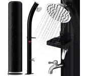 Ducha solar exterior ducha solar de jardín 20l curvada negra