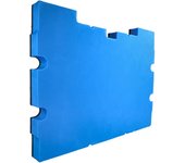Vhbw pieza de espuma compatible con stanley fatmax tstak iii fmst1-71968 caja de herramientas - espuma rígida, negro - azul, 30mm