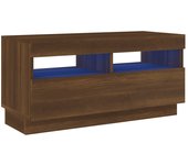 Mueble tv multimedia estantería para televisión buffet para televisión comedor salón dormitorio con luces 02_0026699