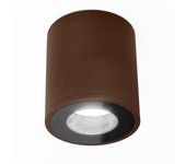 Lámpara de techo foco lámpara de techo redonda led gu10 6w luz bañera cabina de ducha baño sensorial ip65 230v color corten luz roja