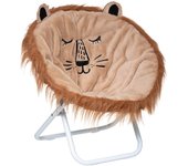 Atmosphera - sillón infantil plegable «león» - marrón