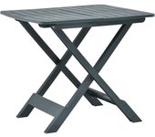 Maison exclusive - mesa de jardín plegable de plástico verde 79x72x70 cm