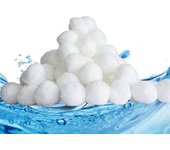 Bolas filtrantes lavables, bolas filtrantes para piscina, bomba filtrante, filtro de arena para acuario, piscina 1400g blanco