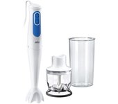 Braun mq 3020 0,35 l batidora de vaso 700 w azul, blanco