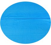 Cobertor solar para piscina redonda diámetro 457 cm polietileno azul 03_0006679