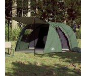 Tienda de campaña túnel para 4 personas impermeable verde v8650 unico / verde