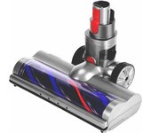 Cepillo compatible con aspiradoras dyson v7, v8, v10 y v11. cabezal de aspiración de accionamiento directo con 4 luces frontales para suelos duros