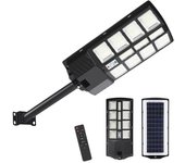 Farola solar de 400 w con sensor de movimiento, iluminación de seguridad exterior impermeable.