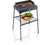 Barbacoa eléctrica de pie, cortavientos, severin, arranque rápido, pg 8568