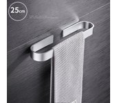 25cm toallero baño toallero percha espacio aluminio pared colgante toallero almacenamiento estante