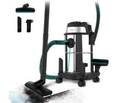 Cecotec aspirador de sólidos y líquidos de 16 l conga rockstar wet & dry steel. 1200 w 20 kpa doble función: aspirador y soplador estructura