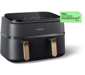 Philips serie 3000 airfryer con doble cesta, freidora de aire de 9,0 l, 8 programas, aplicación de recetas na352.00
