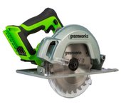 Greenworks sierra circular sin escobillas 24 v