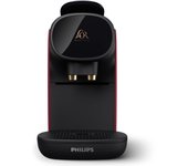 Cafetera de cápsulas philips l'or barista sublime lm9012/50/ compatible cápsulas nespresso y l'or/ negra y roja