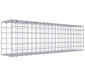 Gabión para montar con dimensiones 100 cm x 30 cm x 20 cm (l x a x p), malla 5 x 5 cm, anillo en c,. atenc.: falta una reja - diámetro del cable ...