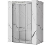 Puerta de la ducha deslizante rea alex 80 chrome