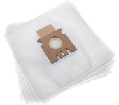 Vhbw 5x bolsa aspiradora compatible con hoover space explorer sl71_sl10011 aspiradora - vellón micro, 27 cm x 26,9 cm, blanco