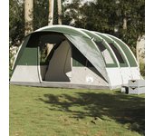 Tienda de campaña túnel para 5 personas impermeable verde v6606 unico / verde