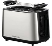 Tostadora - russell hobbs - heaton - 2 ranuras - acero inoxidable