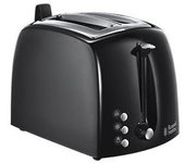 Tostadora russell hobbs 22601-56 de 2 rebanadas, potencia 850 w, color negro