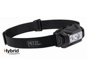 Linterna frontal compacta petzl aria 2 waterproof - 450 lúmenes - negro - batería - e070ba00