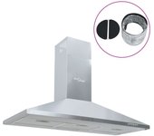 Campana extractora de acero inoxidable vidaxl de 90 cm