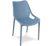 Silla de terraza polipropileno azul claro