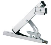 Compás para ol90 con cojinete de suspensión geze - carrera 170 mm - ev1 - plata - 30373