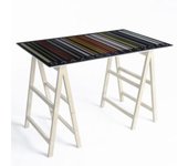 Cristal mesa para caballete oficina 110x70 - ean