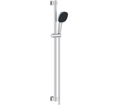 Set de ducha con rociador de 3 chorros, barra de 90 cm y flexo - grohe vitalio comfort 110 26932001 - ahorro de agua - cromo