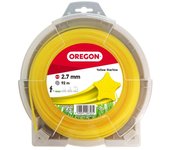 Hilo de desbrozadora estrella nylon amarillo ø2.7mm/92m oregon 69-432-y