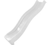 Axi sky220 tobogán con conexion de agua blanco - 220 cm | elemento adicional para torre de juegos infantiles | tobogán de agua / tobogán adicional