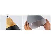 Lámpara toolight app064-3cp scandi set white