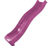 Axi sky220 tobogán con conexion de agua morado - 220 cm | elemento adicional para torre de juegos infantiles | tobogán de agua / tobogán adicional