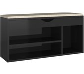 Banco de zapatos, botas, tocador, estante, muebles, entrada, cojín de almacenamiento, madera de ingenierí 02_0022950