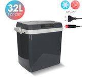 Refrigerador eléctrico para coche, refrigerador de compresión portátil de 32 l, mininevera, minicongelador con compresor