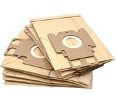 Vhbw 10x bolsa aspiradora compatible con miele s161, s162, s163 aspiradora - papel, tipo k, 21 cm x 13,2 cm, color arena