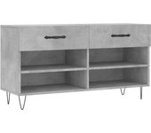 Banco para zapatos botas cómoda estante mueble de entrada almacenamiento 102 x 35 x 55 cm madera contrach 02_0022968