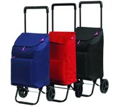 Carrito de la compra gimi new argo negro hecho en italia