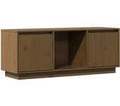 Mueble tv multimedia estantería para televisión buffet para televisión comedor salón dormitorio miel 110, 02_0027702