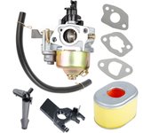 Carburador gx160 con filtro de aire, compatible con motores honda gx140, gx168, gx200, gx160 de 5,5 hp y gx200 de 6,5 hp. reemplaza 16100-zh8-w61.