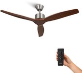 Mellerware - ventilador de techo con mando a distancia brizy! 45w | potente | silencioso | 3 palas | 6 velocidades | refrigeración por led