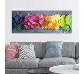 Pintura decorativa lienzo yty225335341_3080 multicolor 30x80 cm