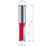 Broca recta de doble filo freud - ø12 h38.1/80 q12 z2 - f03fr01534 -12-12212p