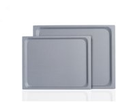 Don hierro - set de 2 bandejas de servir, 42 x 29 cm y 48 x 37 cm, aptas para lavavajillas.-