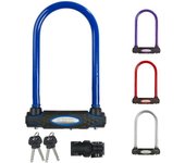 Master lock candado para bicicleta en u [con llave]: ideal para bicicletas, bicicletas eléctricas, mtb y otros