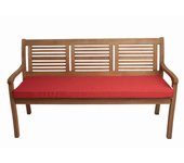 Cojín para banco de jardín 150x50x7cm asiento, cojín para banco de jardín rojo, cojín para columpio de jardín, cojín de asiento plano